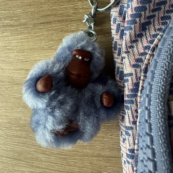 Kipling Firefly Backpack Eternal Tweed Blue Pink - Picture 6 of 14